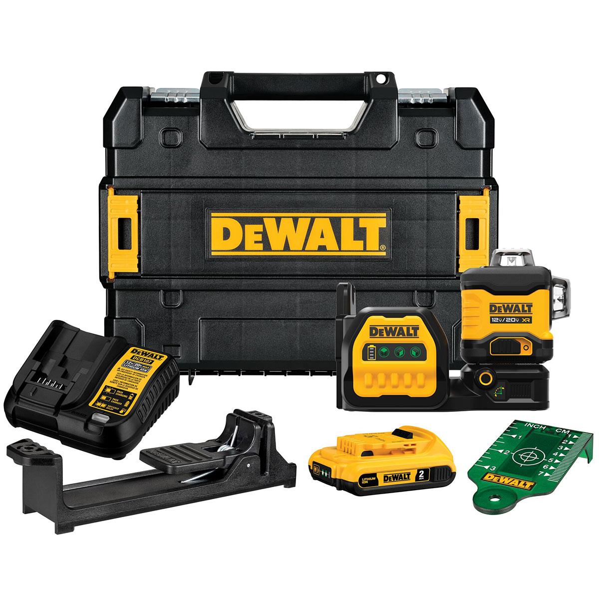 DeWalt 20V MAX 3 x 360 Green Laser